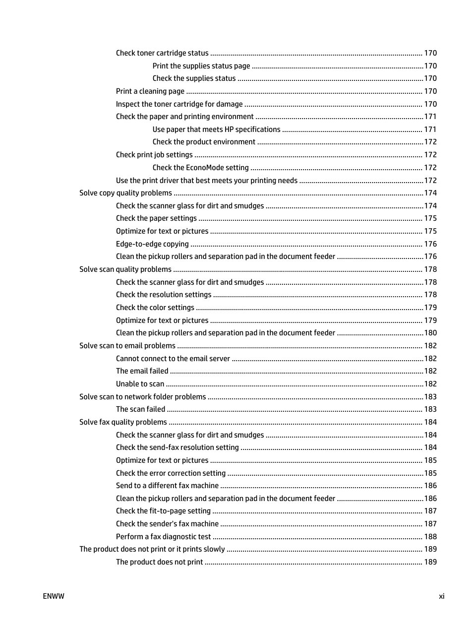 HP LaserJet Pro 400 MFP M425 User Manual | Page 13 / 228