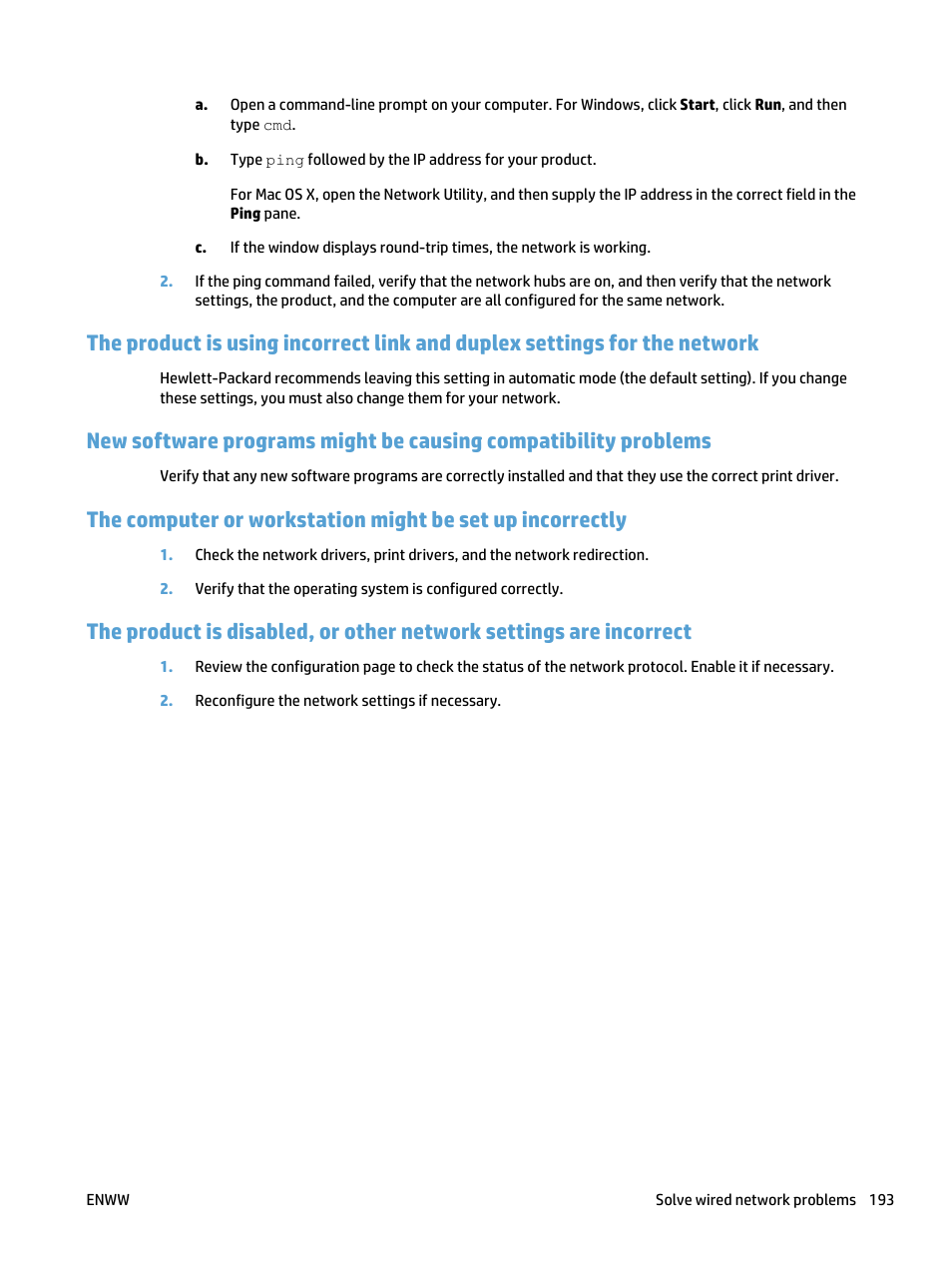 HP LaserJet Pro 400 MFP M425 User Manual | Page 209 / 228