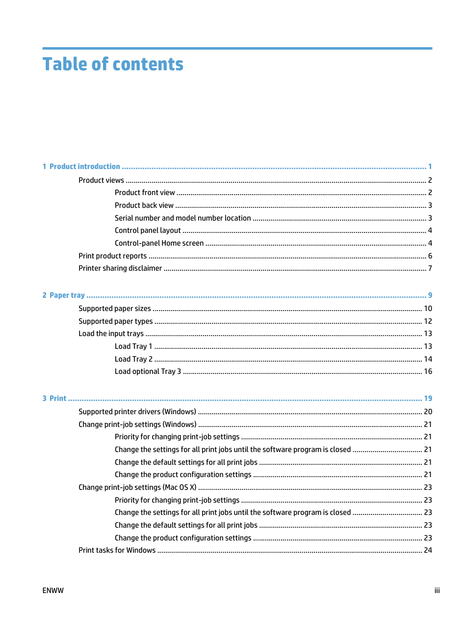 HP LaserJet Pro 400 MFP M425 User Manual | Page 5 / 228