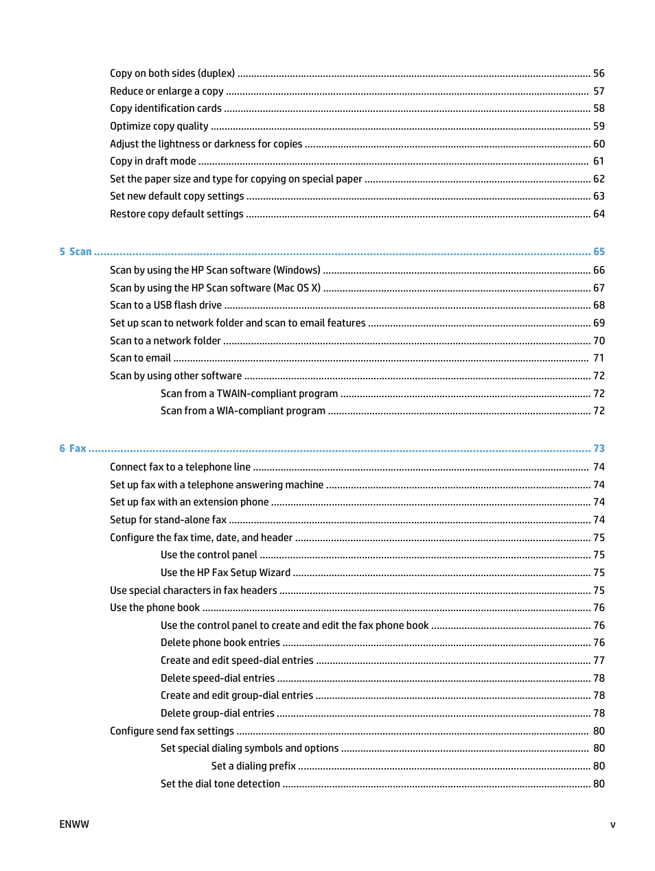 HP LaserJet Pro 400 MFP M425 User Manual | Page 7 / 228