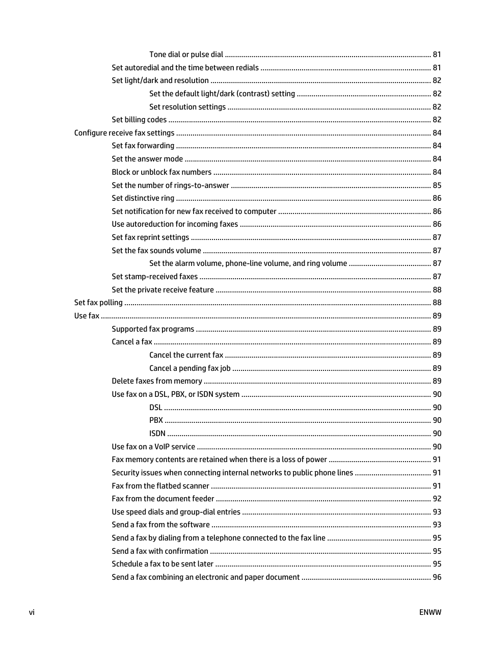 HP LaserJet Pro 400 MFP M425 User Manual | Page 8 / 228