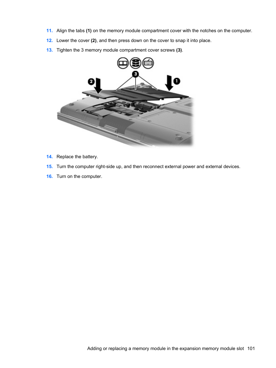 HP EliteBook 2540p Notebook PC User Manual | Page 113 / 173