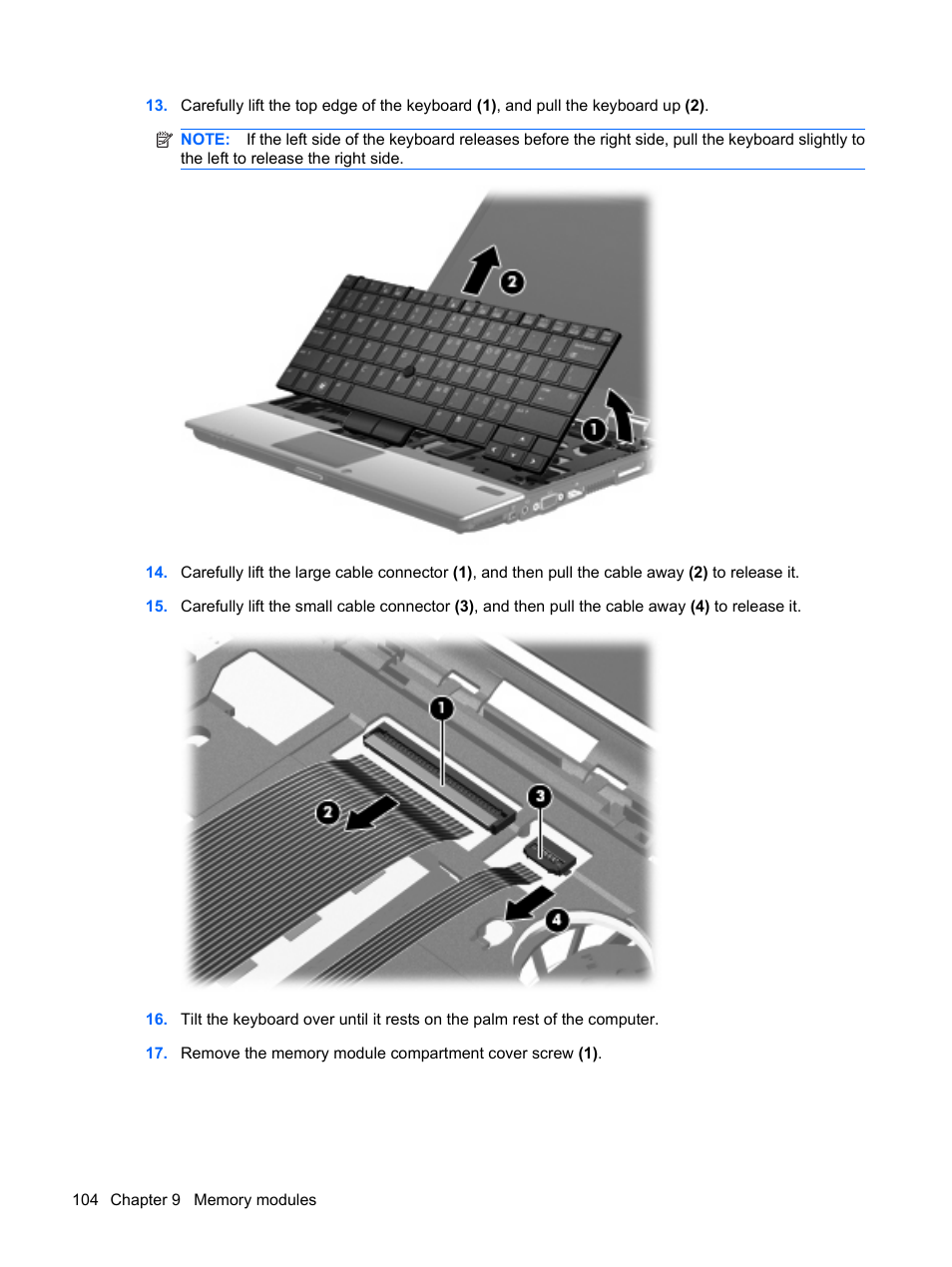 HP EliteBook 2540p Notebook PC User Manual | Page 116 / 173