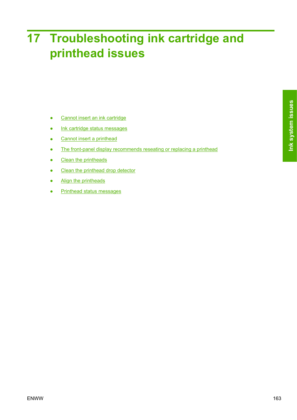Troubleshooting ink cartridge and printhead issues | HP Designjet T1200 Printer series User Manual | Page 171 / 200