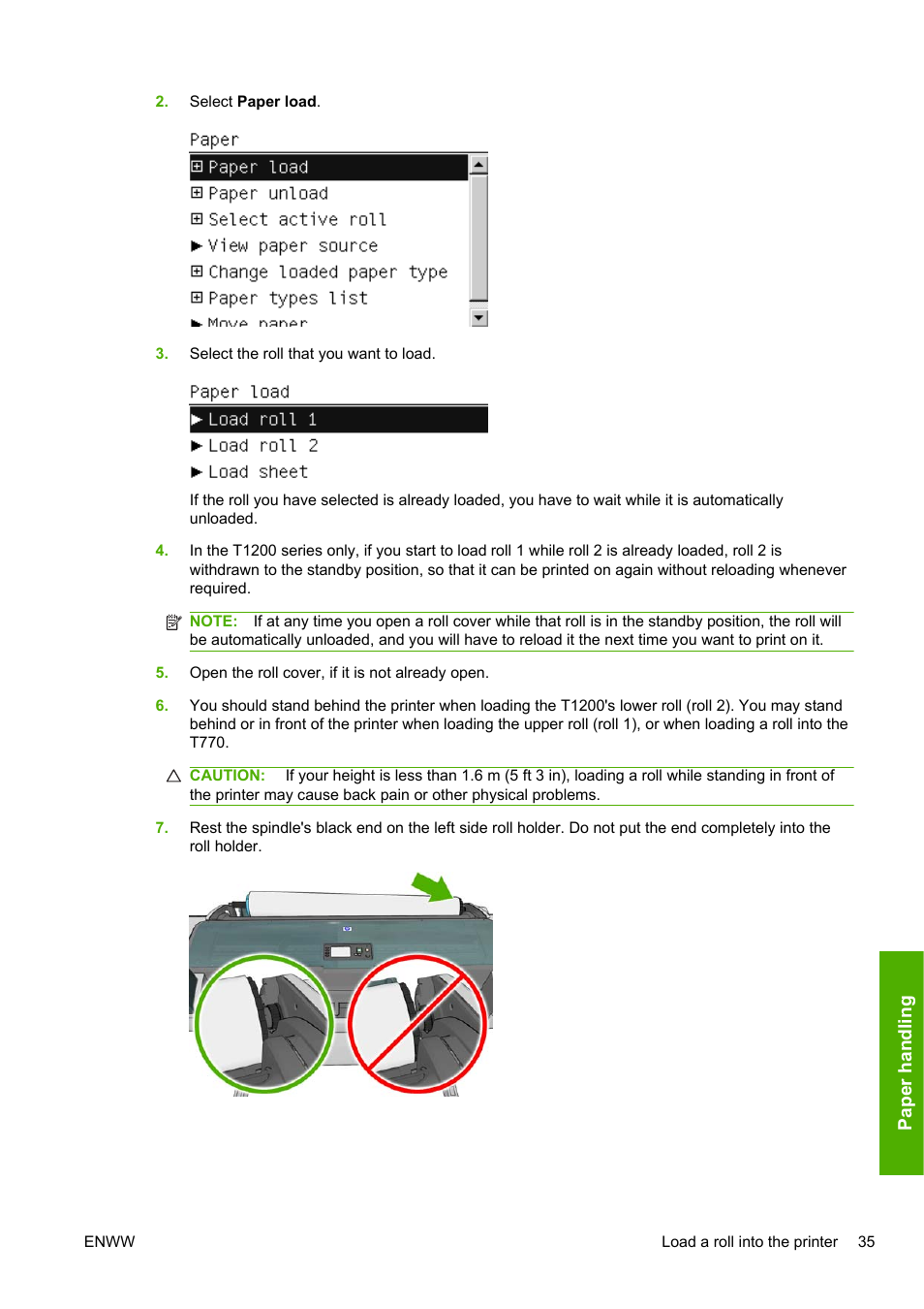 HP Designjet T1200 Printer series User Manual | Page 43 / 200