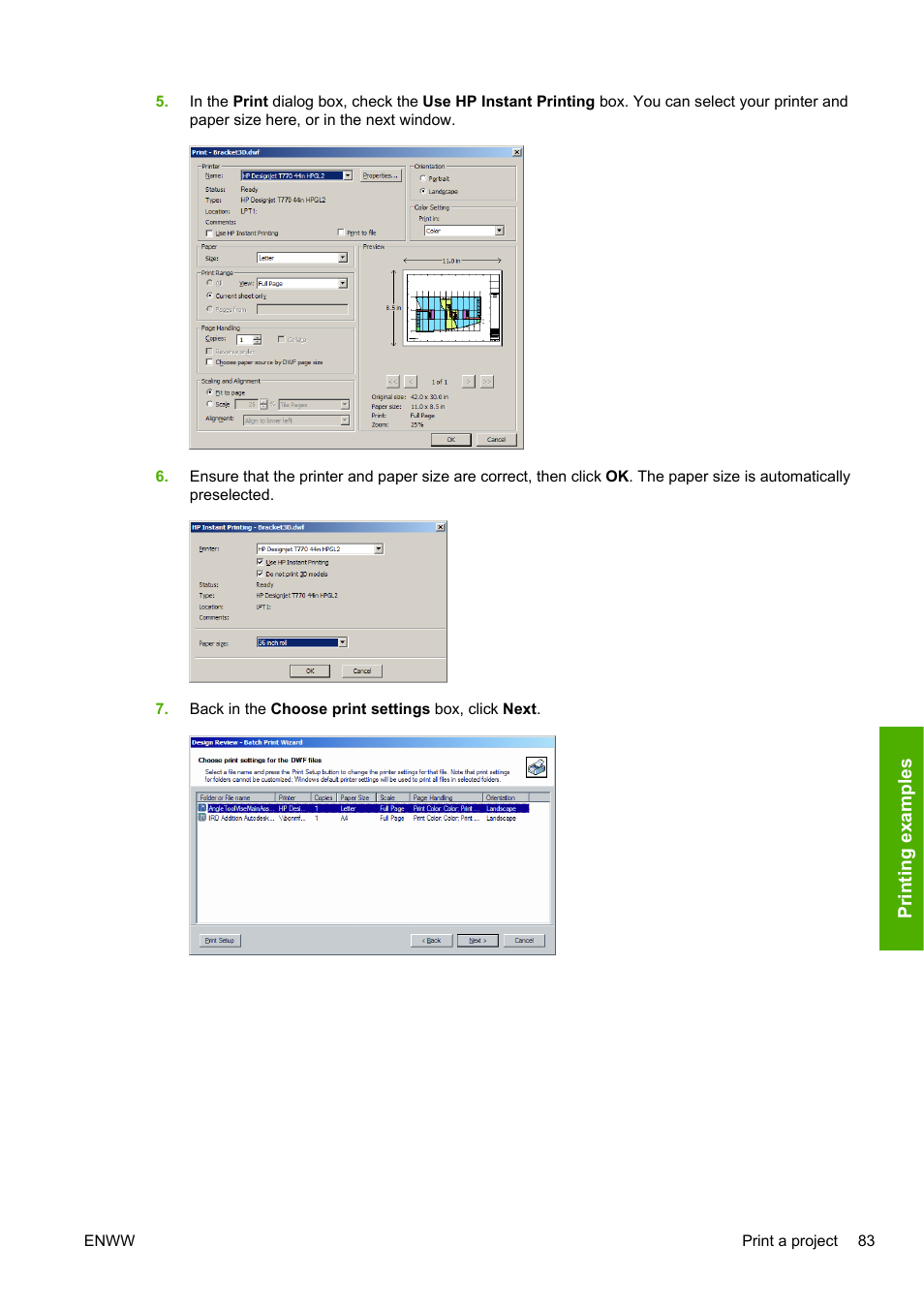 HP Designjet T1200 Printer series User Manual | Page 91 / 200