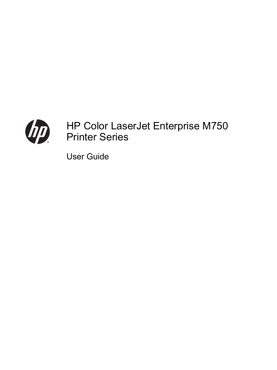 HP Color LaserJet Enterprise M750 Printer series User Manual | Page 3 / 134