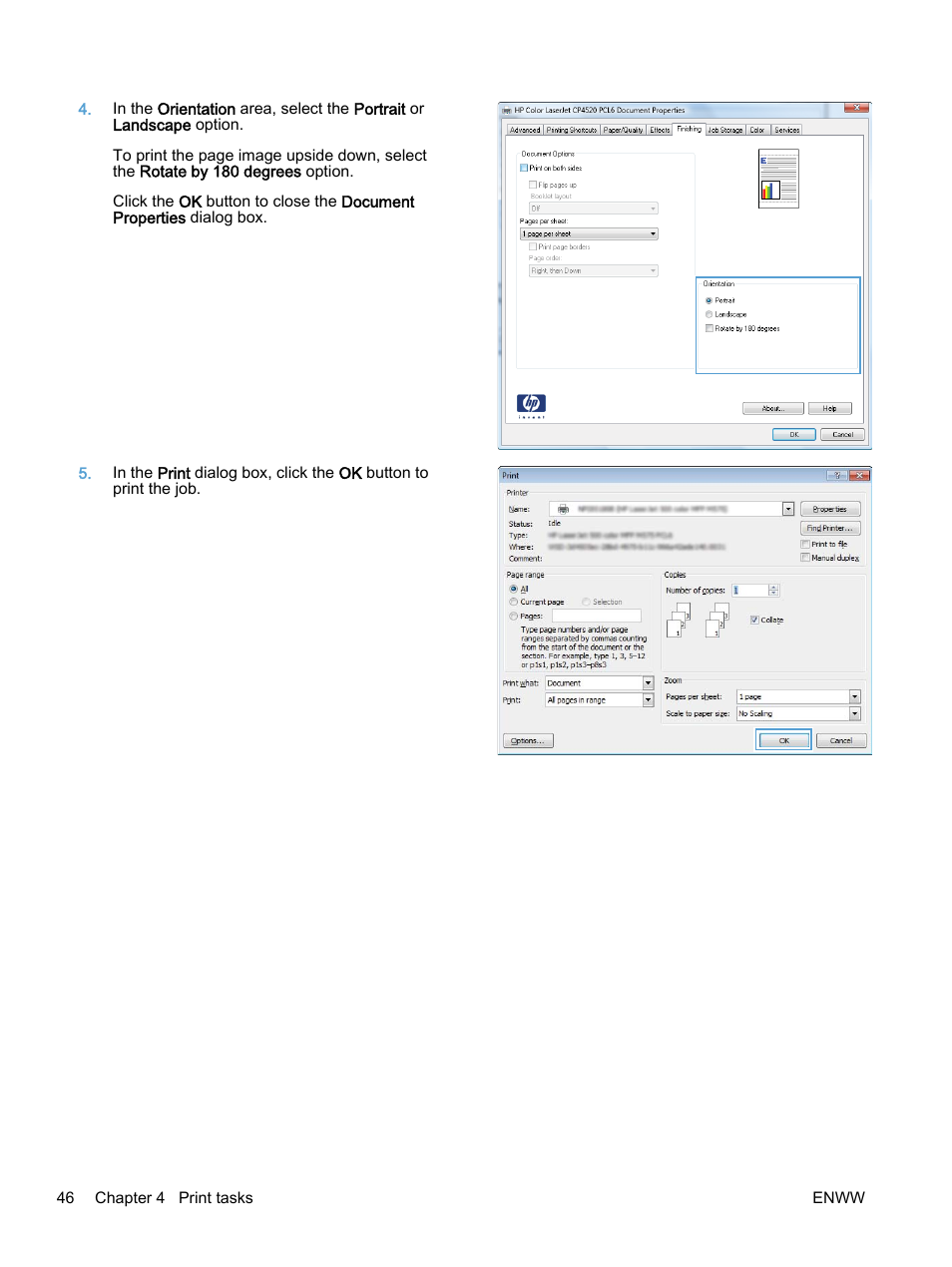 HP Color LaserJet Enterprise M750 Printer series User Manual | Page 56 / 134