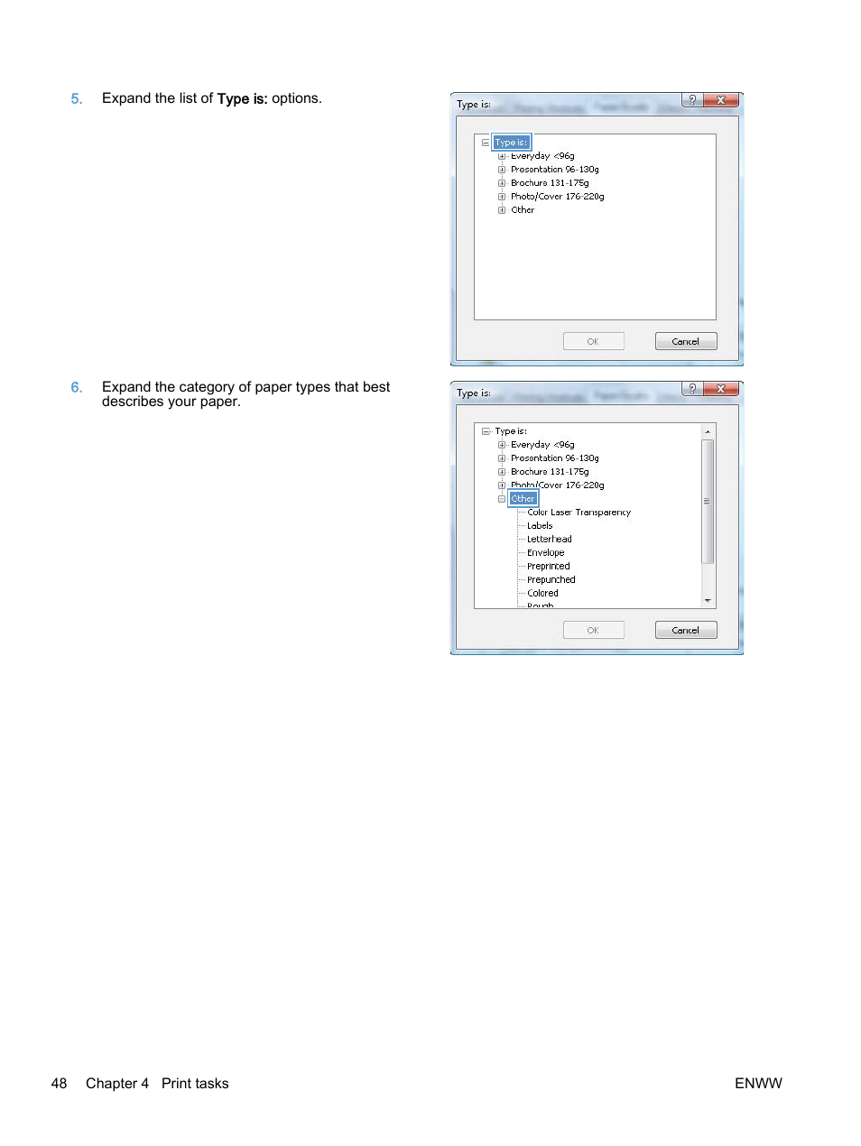 HP Color LaserJet Enterprise M750 Printer series User Manual | Page 58 / 134