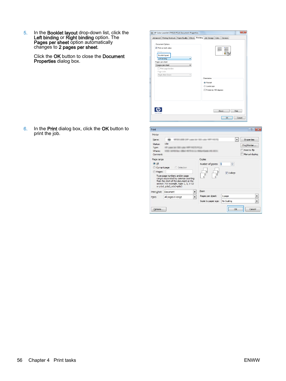 HP Color LaserJet Enterprise M750 Printer series User Manual | Page 66 / 134