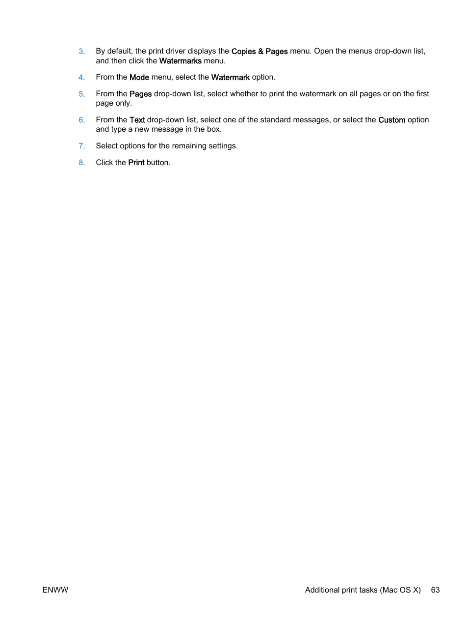 HP Color LaserJet Enterprise M750 Printer series User Manual | Page 73 / 134