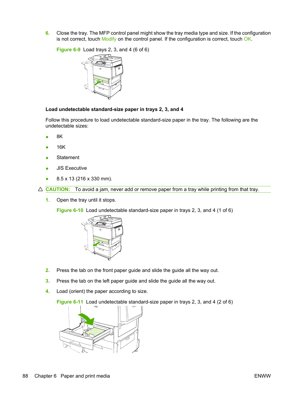 HP LaserJet M9040M9050 Multifunction Printer series User Manual | Page 102 / 288