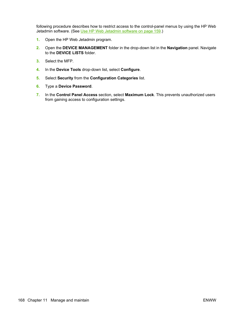 HP LaserJet M9040M9050 Multifunction Printer series User Manual | Page 182 / 288
