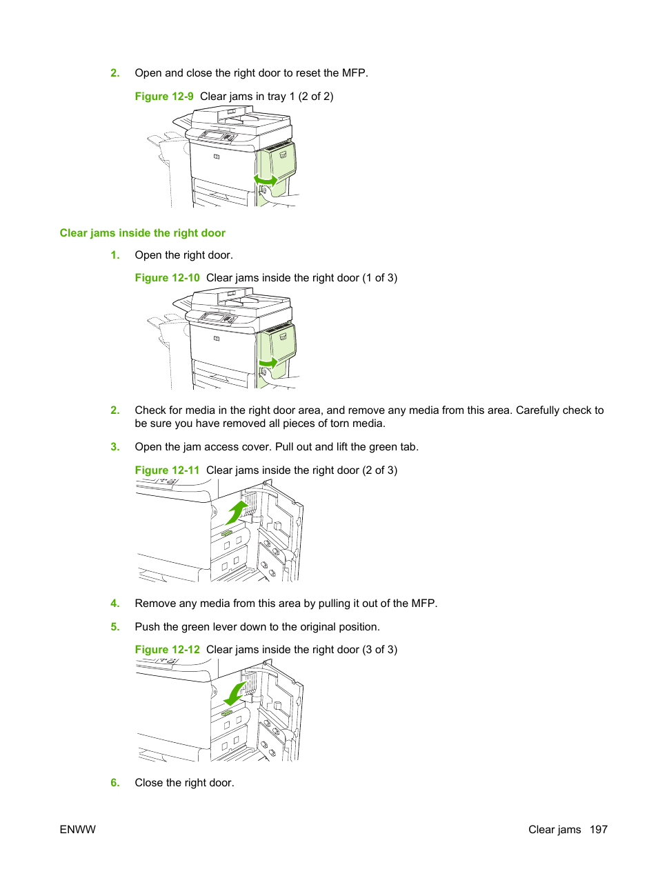 HP LaserJet M9040M9050 Multifunction Printer series User Manual | Page 211 / 288
