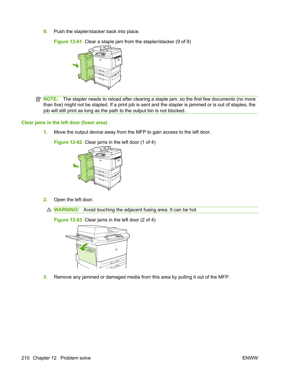 HP LaserJet M9040M9050 Multifunction Printer series User Manual | Page 224 / 288