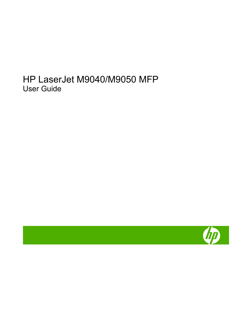 HP LaserJet M9040M9050 Multifunction Printer series User Manual | Page 3 / 288