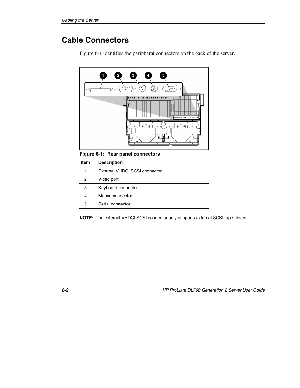 Cable connectors, Cable connectors -2 | HP ProLiant DL760 G2 Server User Manual | Page 177 / 299