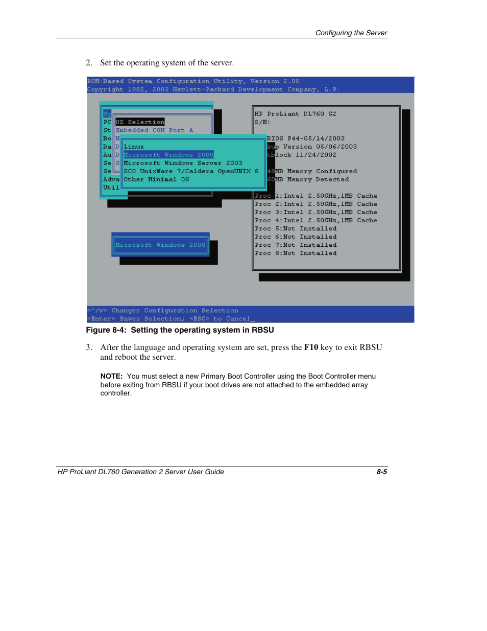 HP ProLiant DL760 G2 Server User Manual | Page 198 / 299