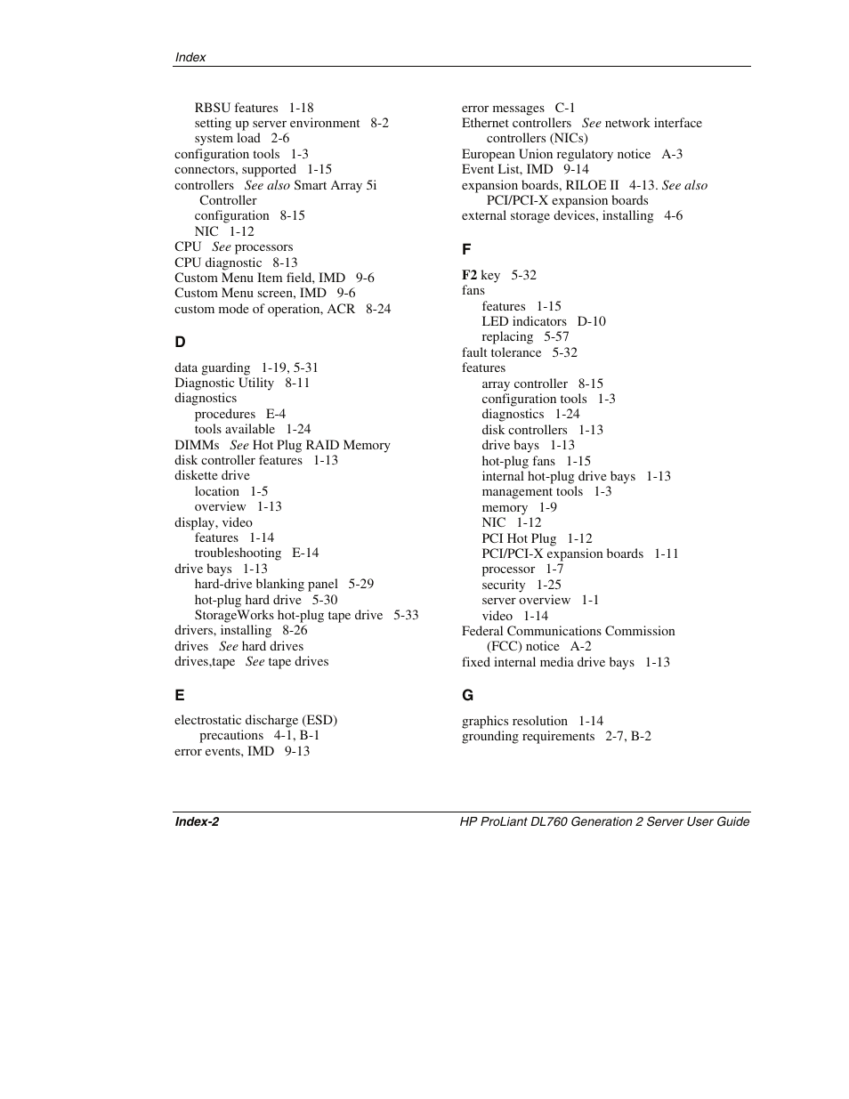 HP ProLiant DL760 G2 Server User Manual | Page 293 / 299