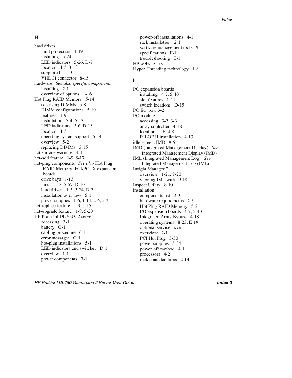 HP ProLiant DL760 G2 Server User Manual | Page 294 / 299