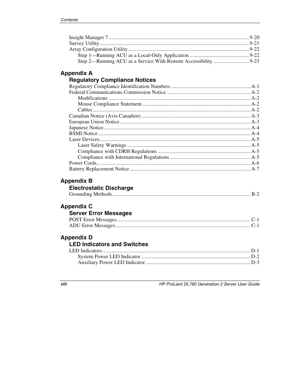 HP ProLiant DL760 G2 Server User Manual | Page 8 / 299