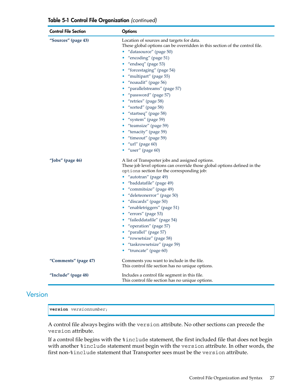 Version | HP Neoview Release 2.4 Software User Manual | Page 27 / 124