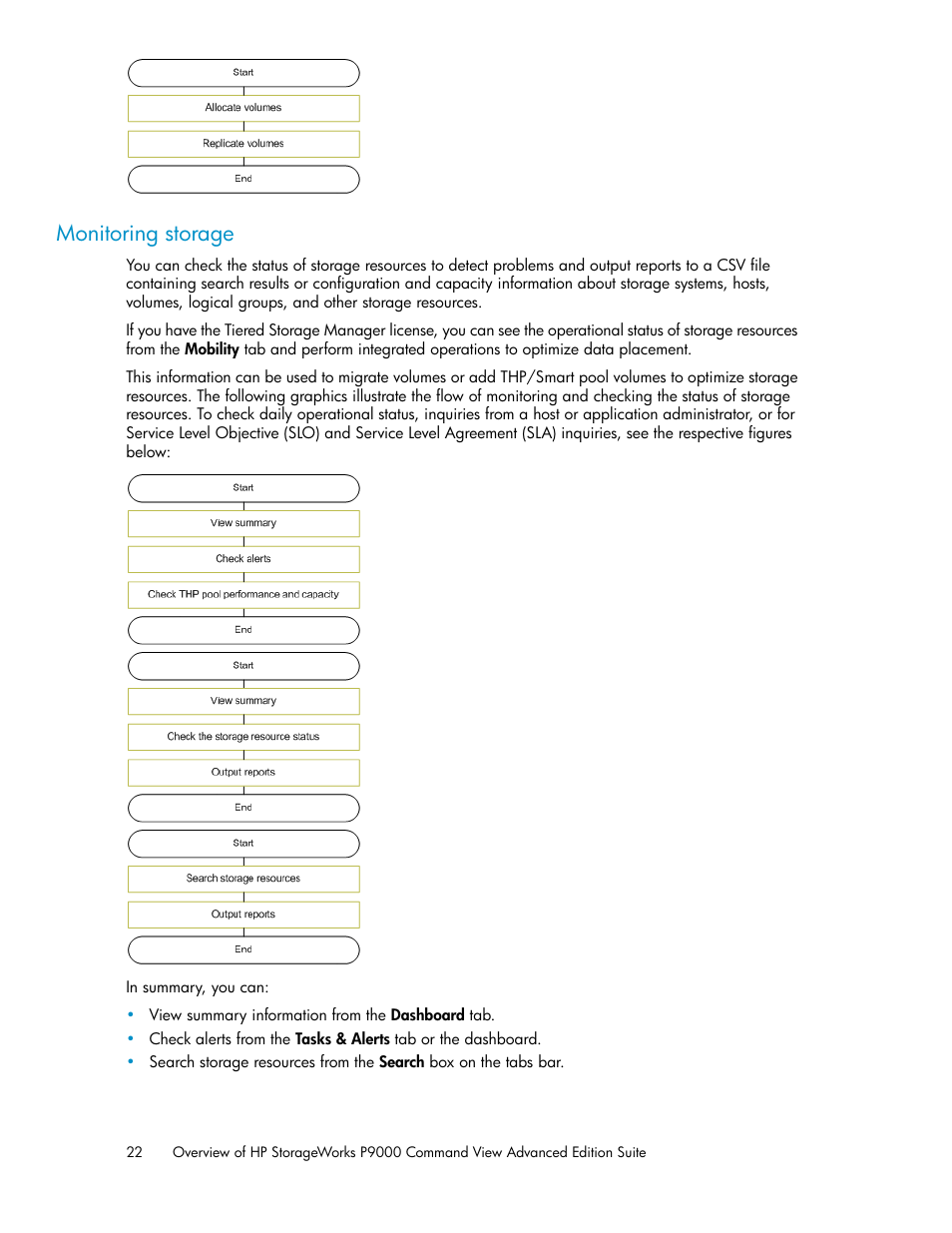 Monitoring storage | HP XP Racks User Manual | Page 22 / 158