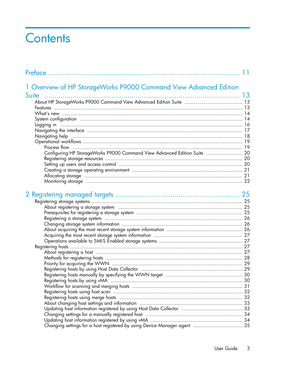 HP XP Racks User Manual | Page 3 / 158