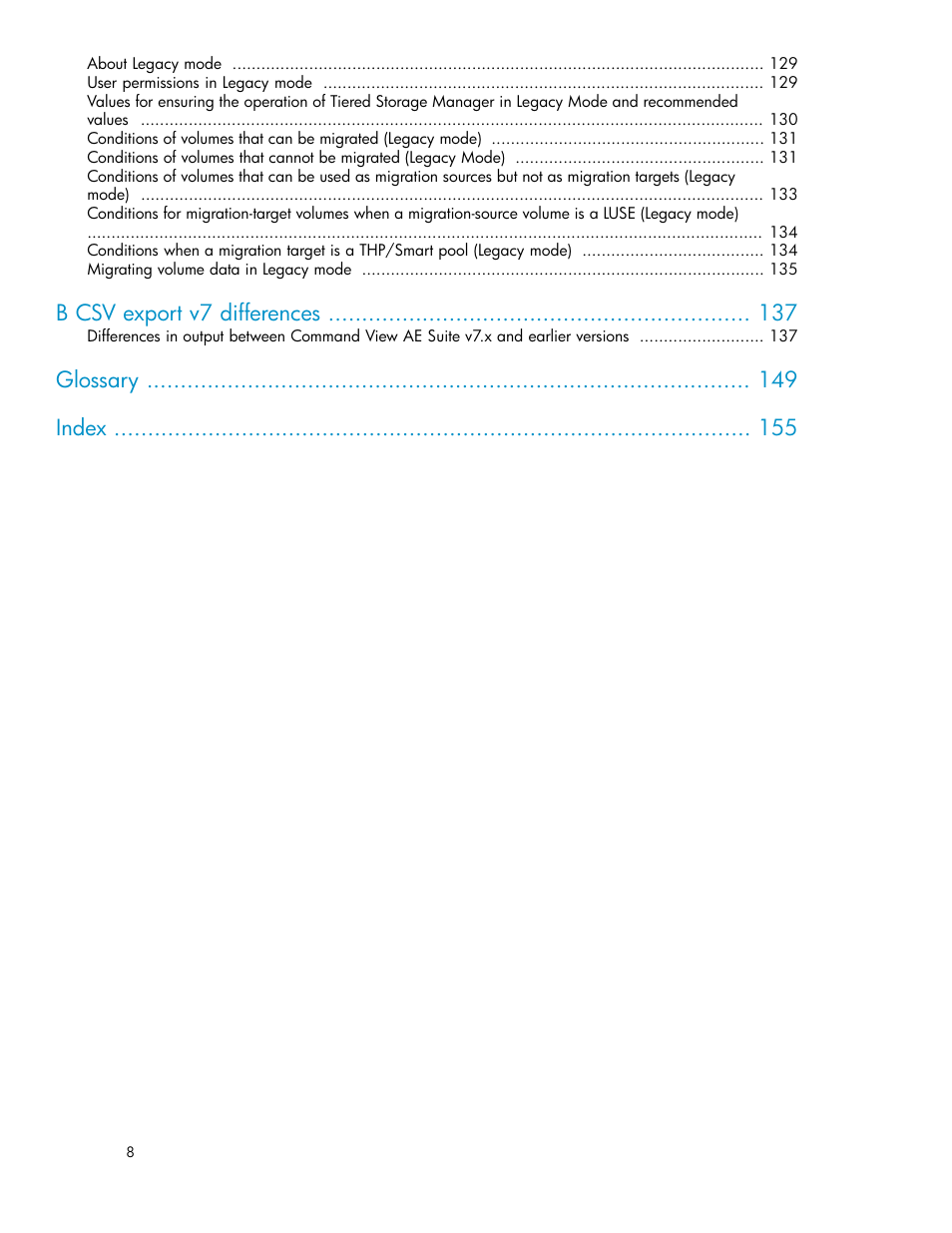 HP XP Racks User Manual | Page 8 / 158