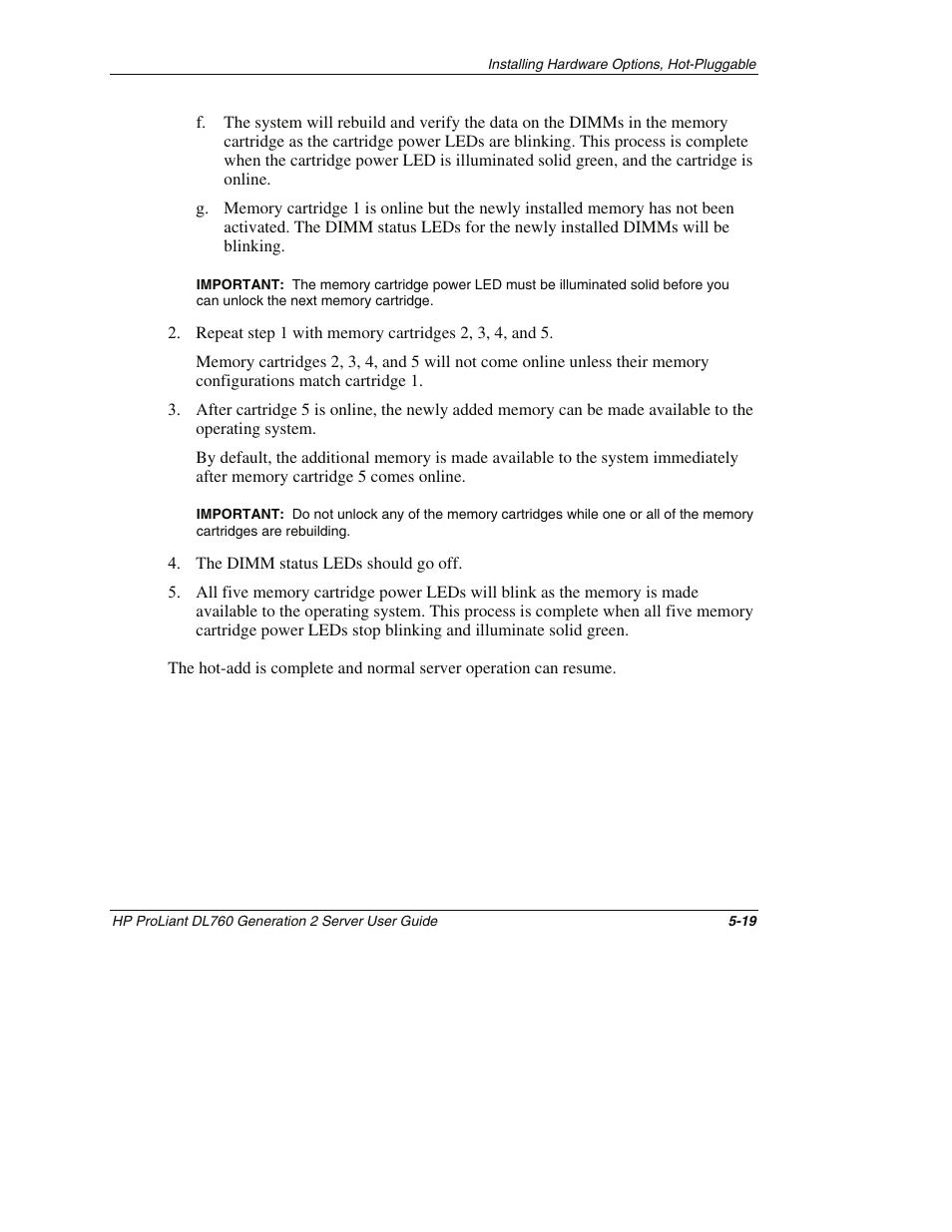 HP ProLiant DL760 G2 Server User Manual | Page 134 / 299