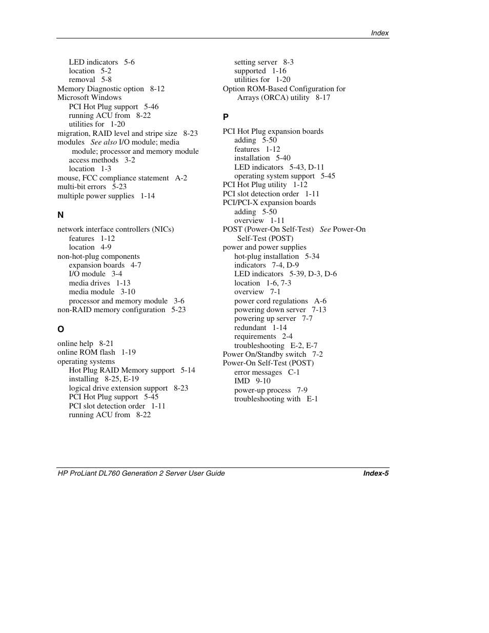 HP ProLiant DL760 G2 Server User Manual | Page 296 / 299