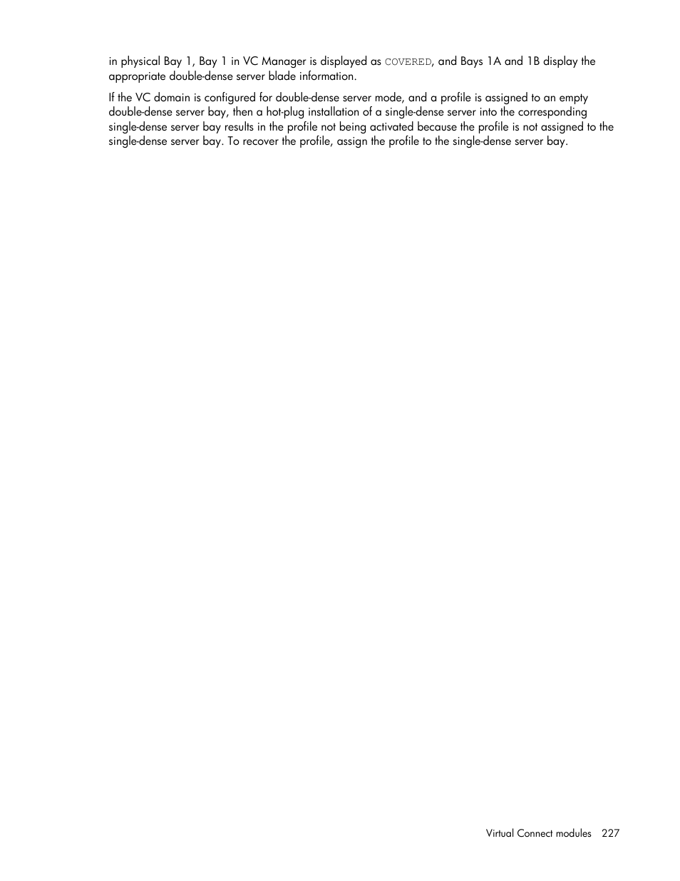 HP Virtual Connect 8Gb 24-port Fibre Channel Module for c-Class BladeSystem User Manual | Page 227 / 262