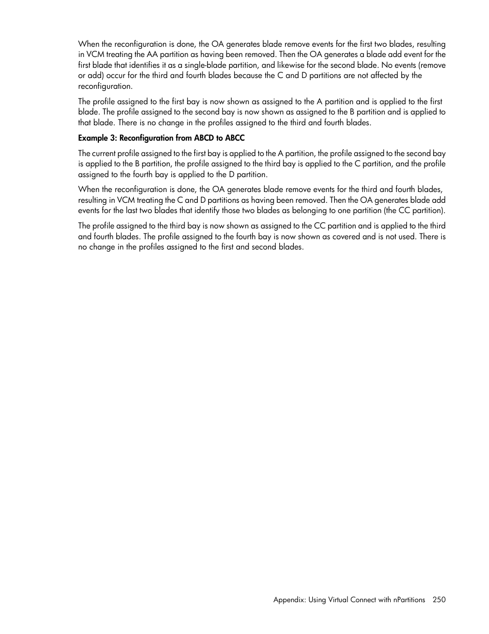 HP Virtual Connect 8Gb 24-port Fibre Channel Module for c-Class BladeSystem User Manual | Page 250 / 262