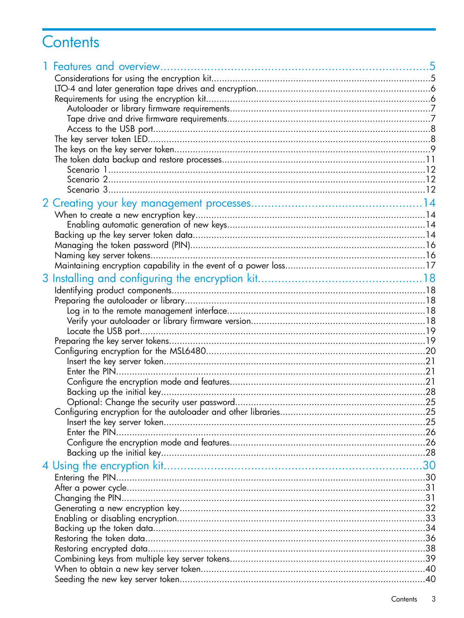 HP StoreEver MSL Tape Libraries User Manual | Page 3 / 51