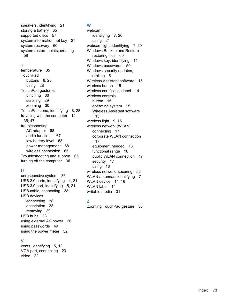 HP 245 G3 Notebook PC User Manual | Page 83 / 83