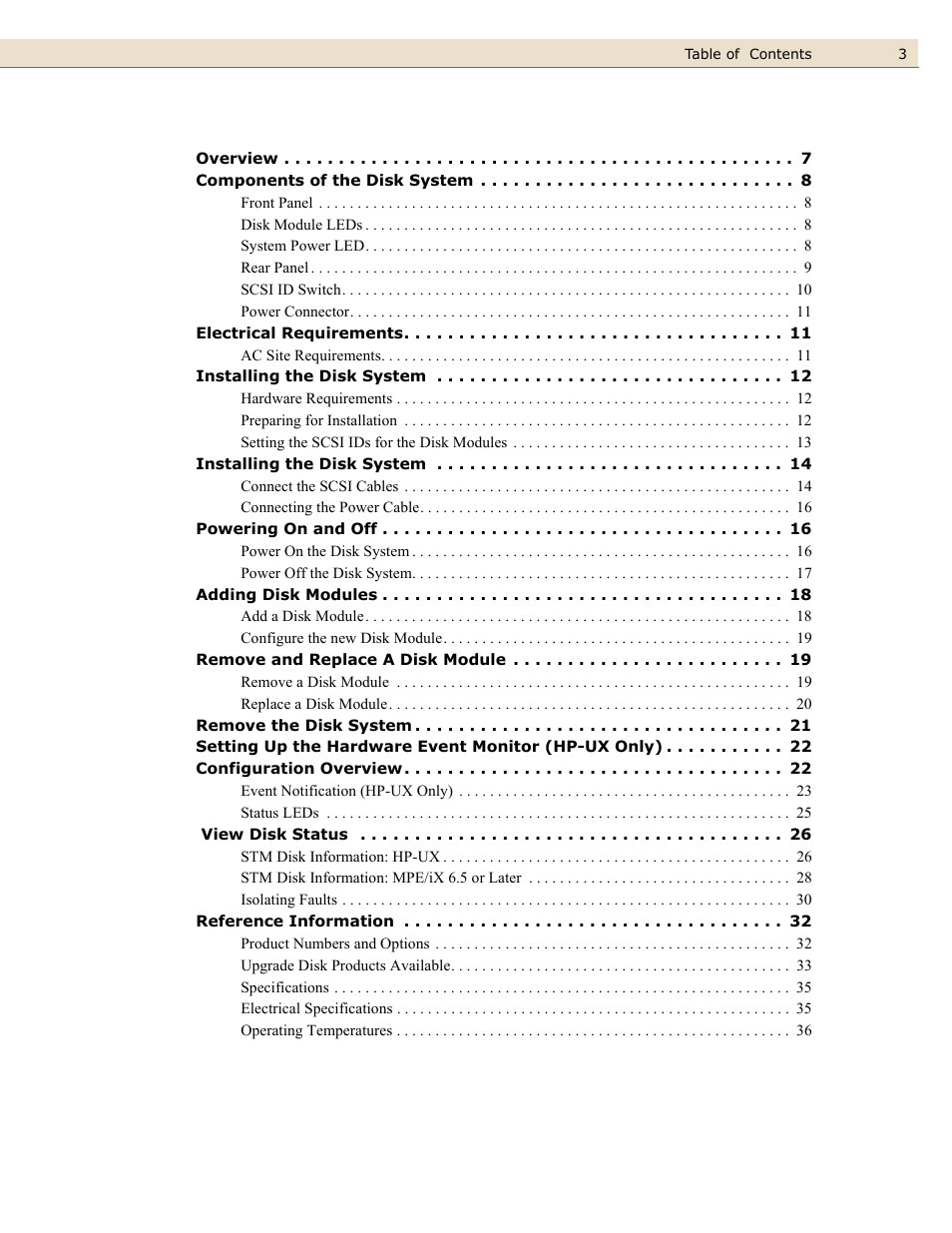 HP StorageWorks 2110 Disk System User Manual | Page 3 / 42