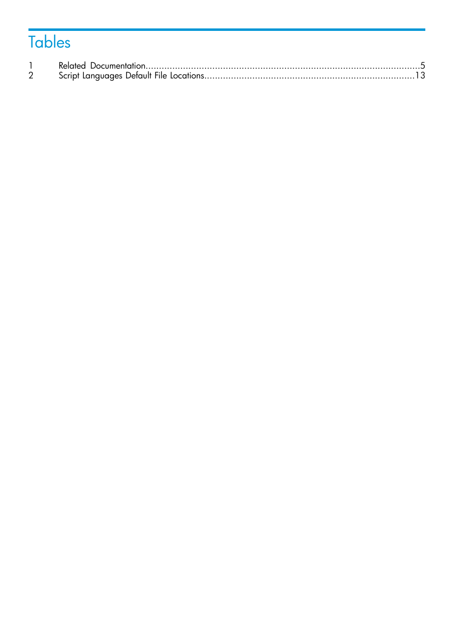 Tables | HP Integrity NonStop J-Series User Manual | Page 4 / 17