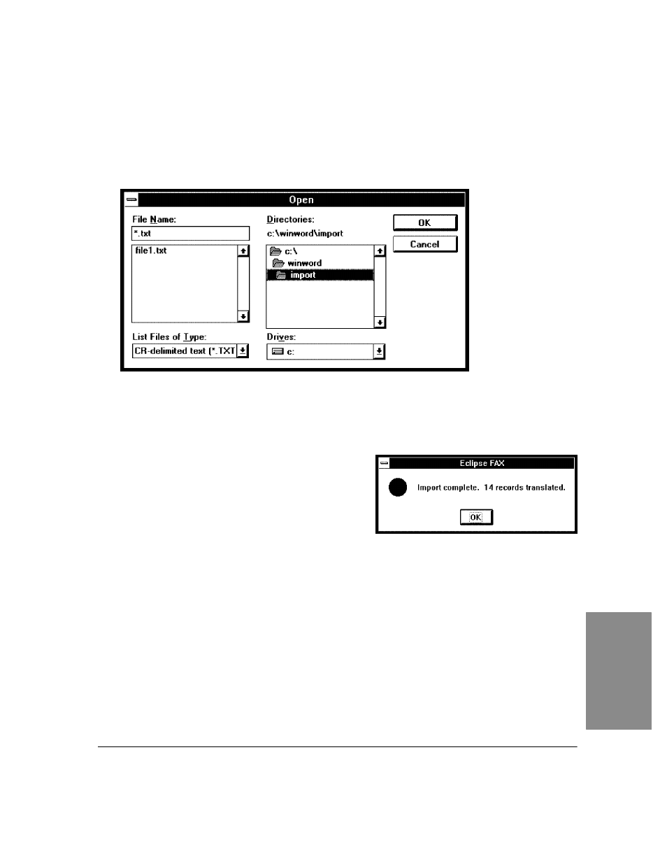 Importing a winfax or cas phonebook | HP Officejet Lx All-in-One User Manual | Page 95 / 223