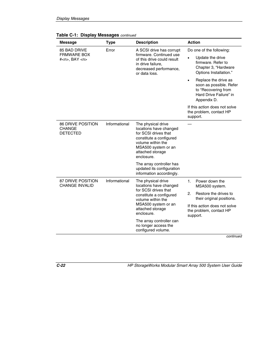 HP StorageWorks 500 Modular Smart Array User Manual | Page 114 / 157