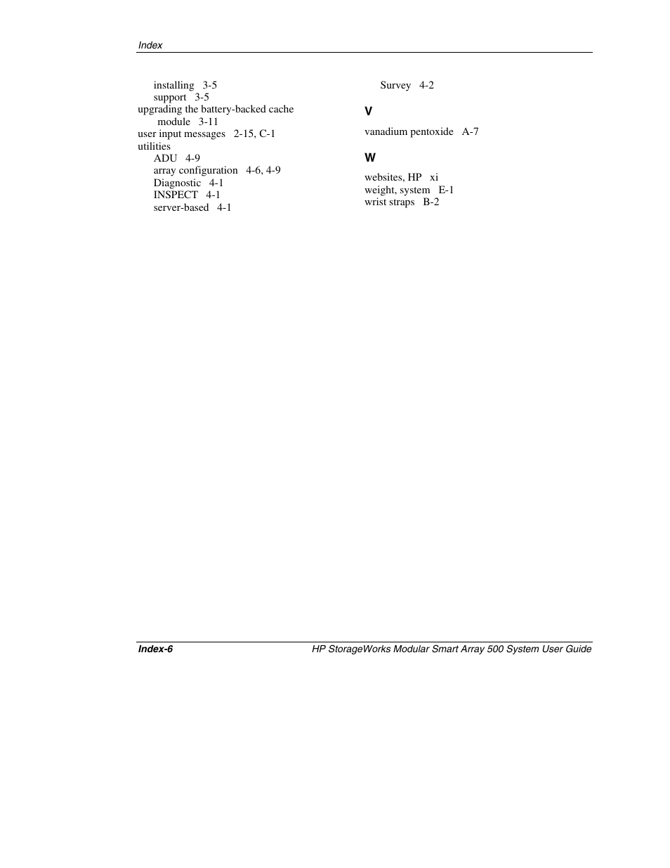 HP StorageWorks 500 Modular Smart Array User Manual | Page 157 / 157