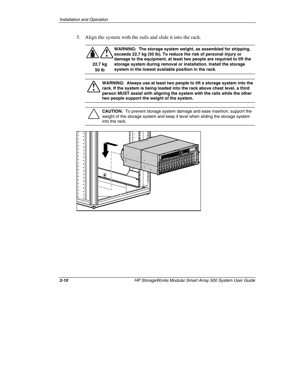 HP StorageWorks 500 Modular Smart Array User Manual | Page 38 / 157