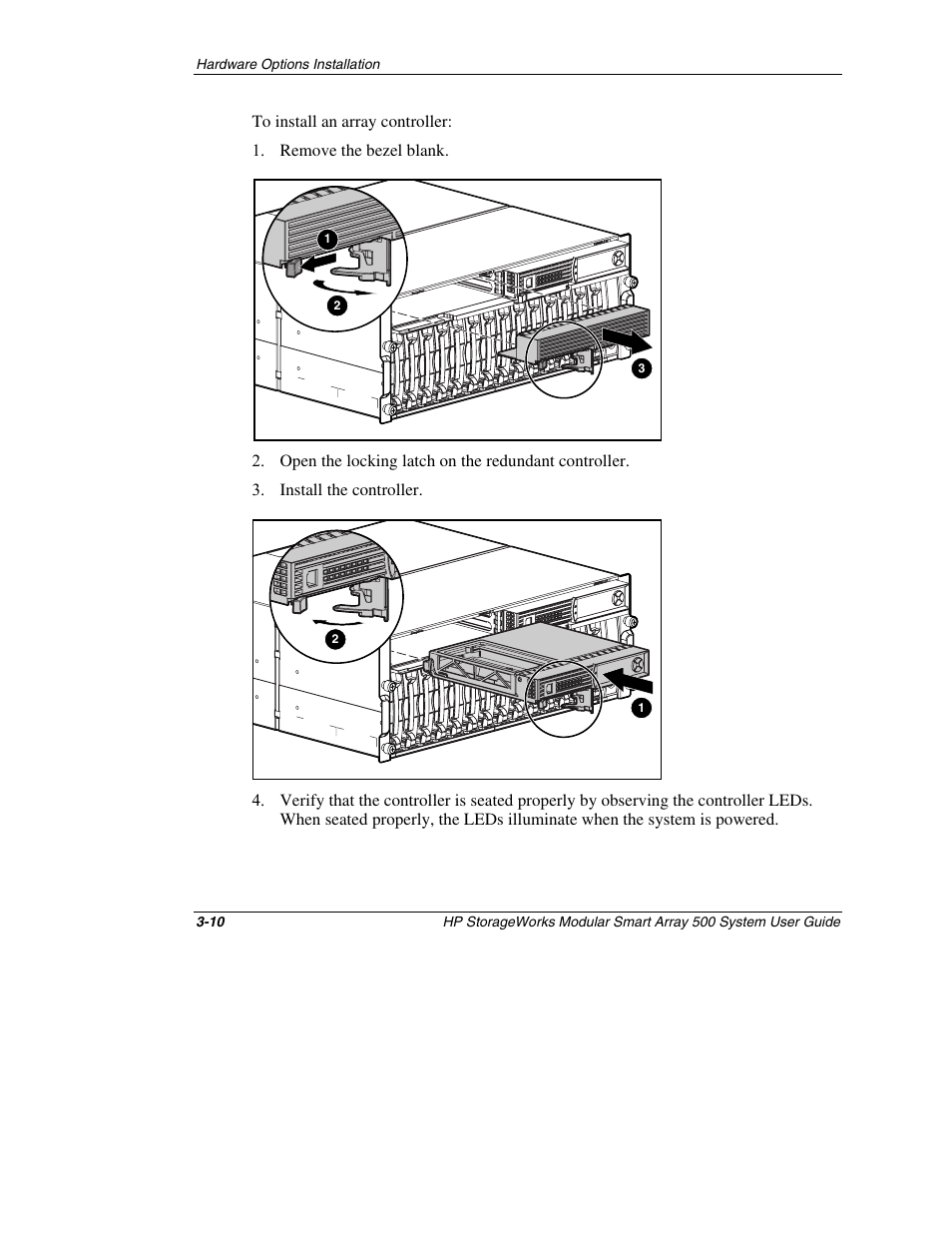 HP StorageWorks 500 Modular Smart Array User Manual | Page 54 / 157