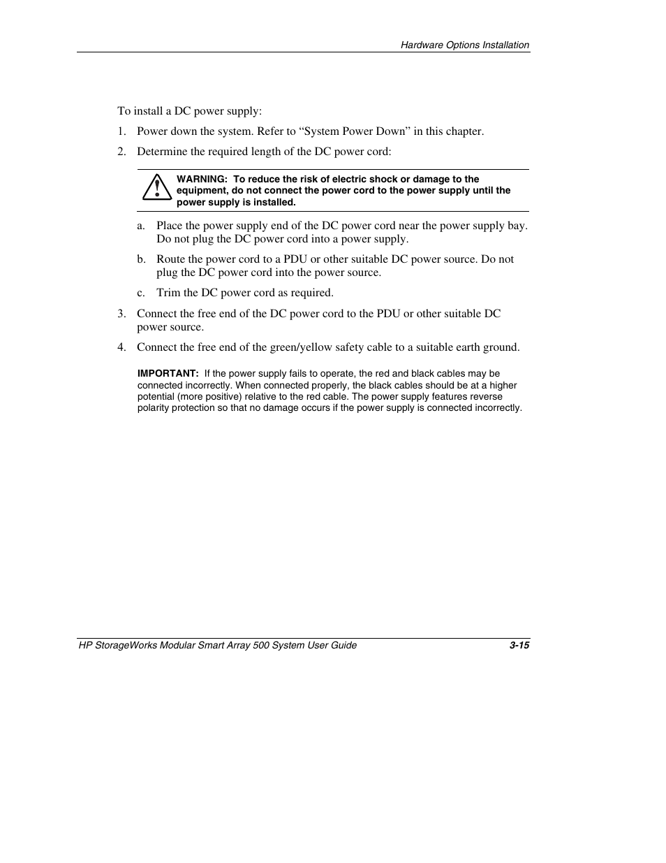 HP StorageWorks 500 Modular Smart Array User Manual | Page 59 / 157