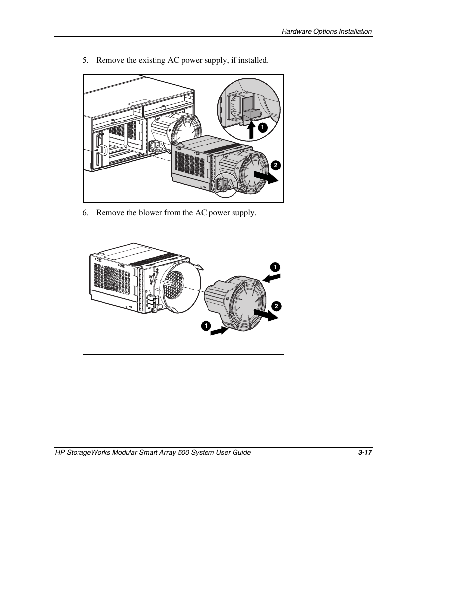 HP StorageWorks 500 Modular Smart Array User Manual | Page 61 / 157