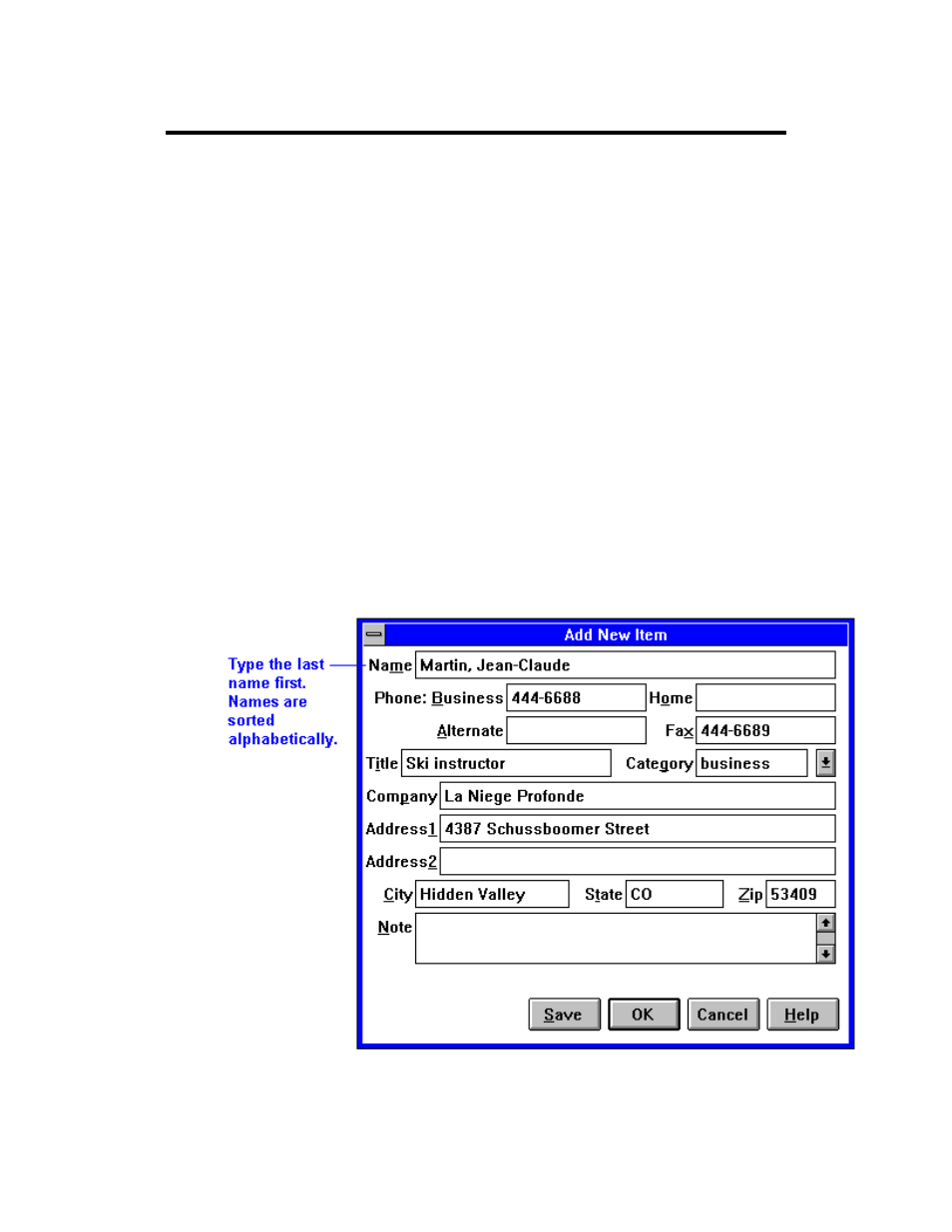 Listing people in phone book | HP OmniBook 5700 Notebook PC User Manual | Page 45 / 70