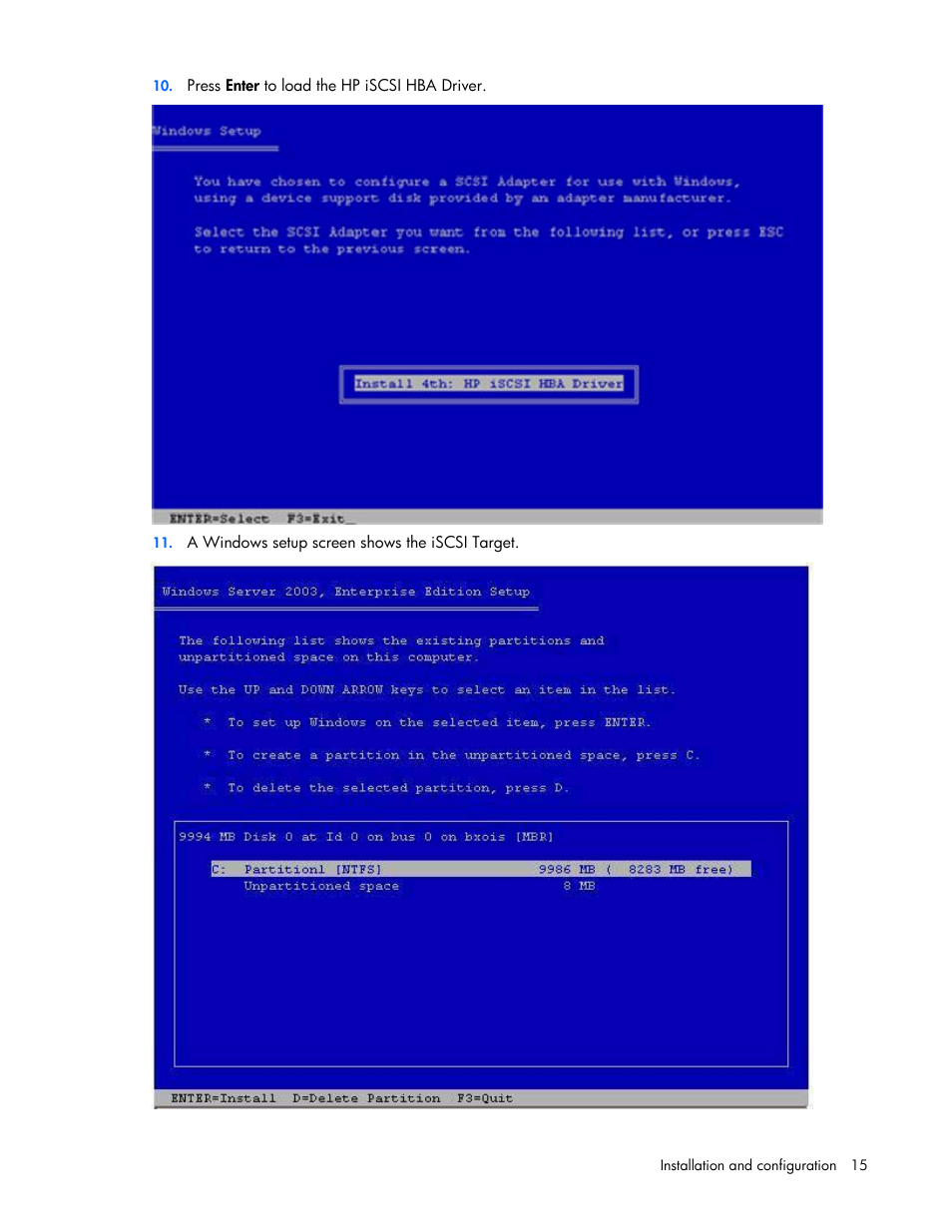 HP NC382i Integrated Dual Port PCI Express Gigabit Server Adapter User Manual | Page 15 / 25