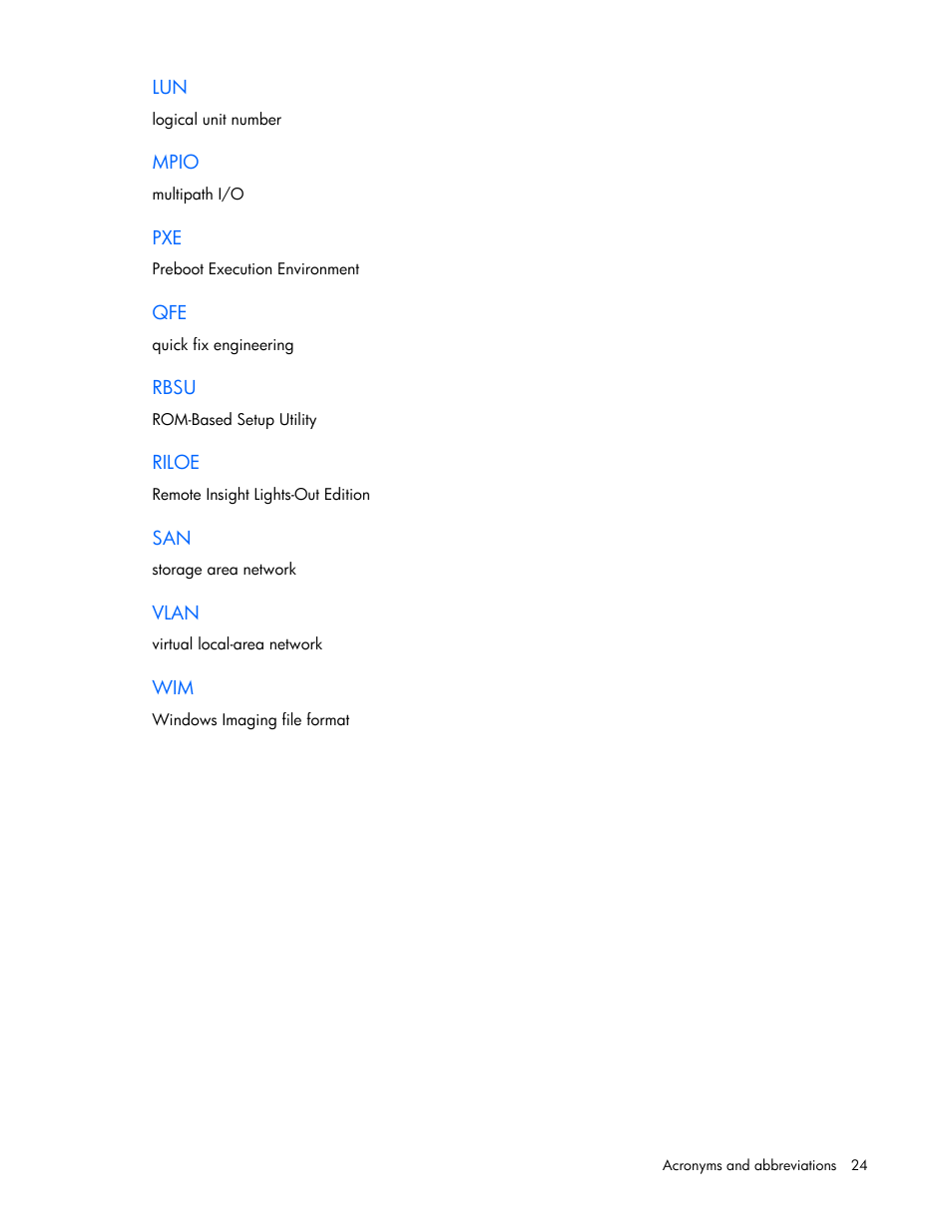 HP NC382i Integrated Dual Port PCI Express Gigabit Server Adapter User Manual | Page 24 / 25