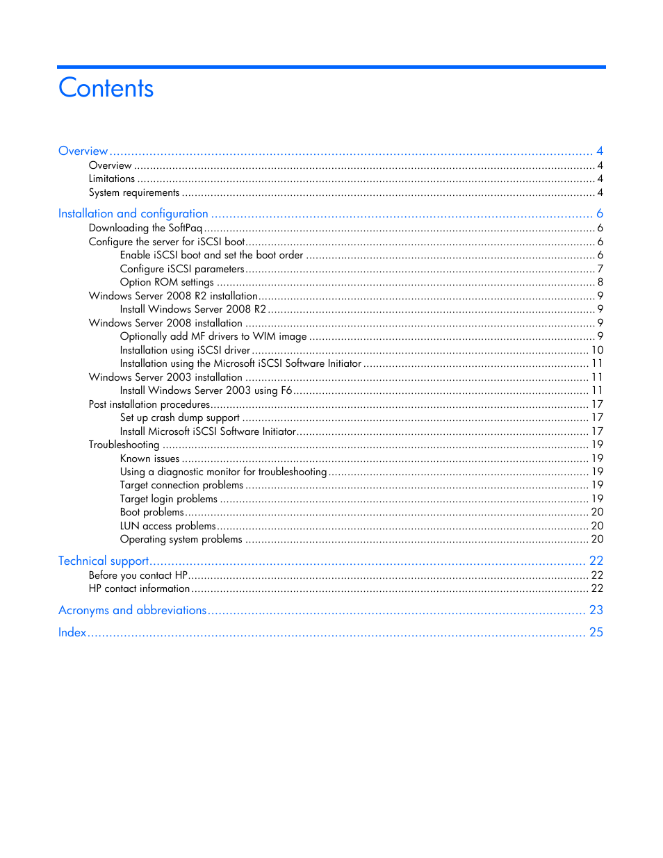 HP NC382i Integrated Dual Port PCI Express Gigabit Server Adapter User Manual | Page 3 / 25