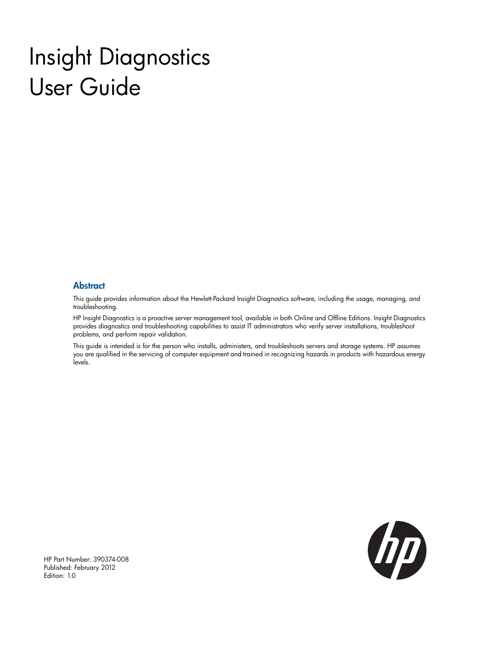 HP ProLiant SL230s Gen8 Server User Manual | 41 pages