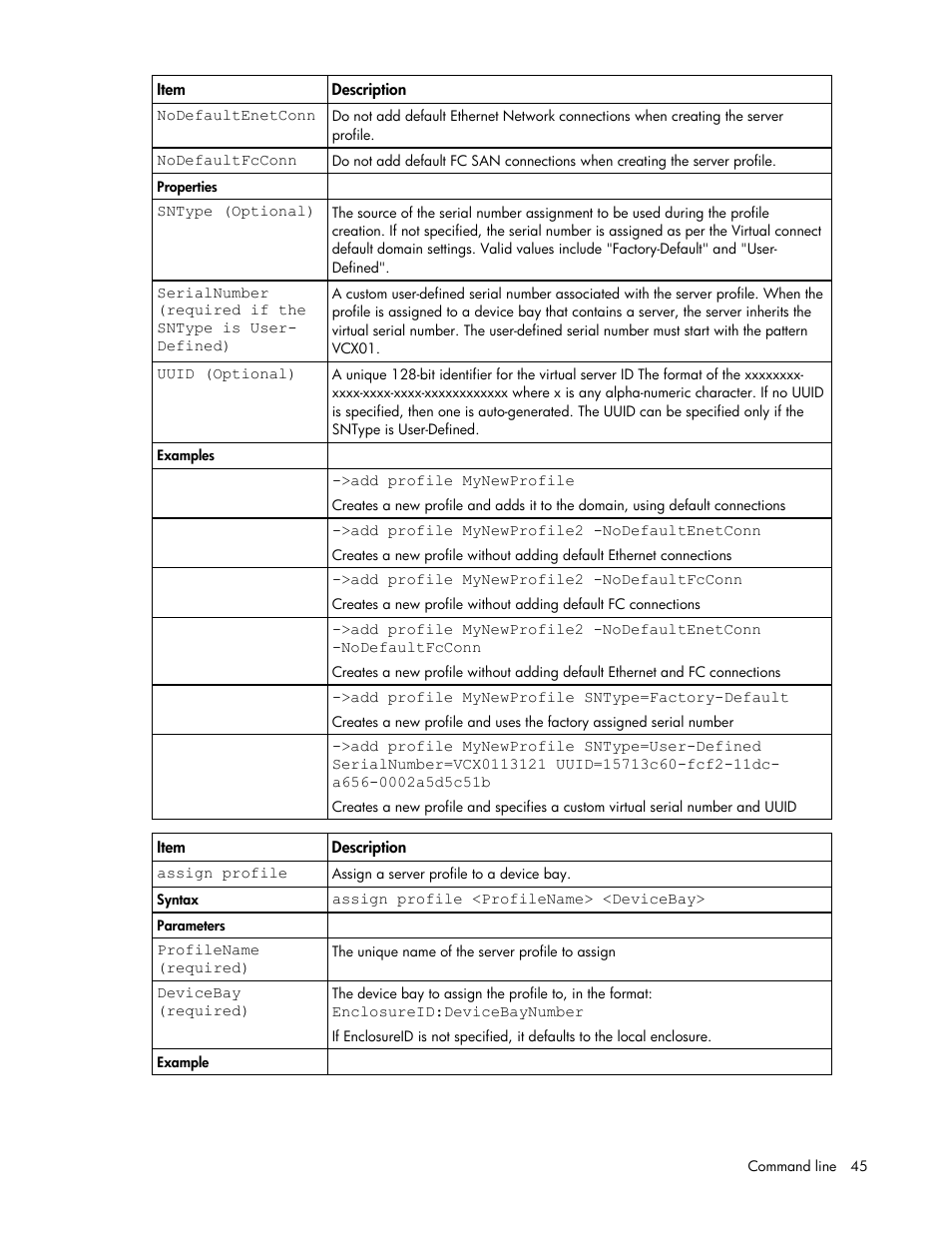 HP Virtual Connect 1.10Gb-F Ethernet Module for c-Class BladeSystem User Manual | Page 45 / 90